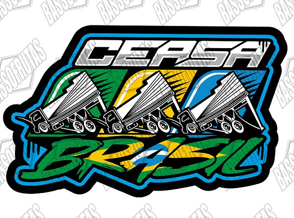 Adesivo Ceasa Brasil 48 x 29