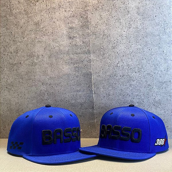 Boné Basso 388 Azul Aba Reta