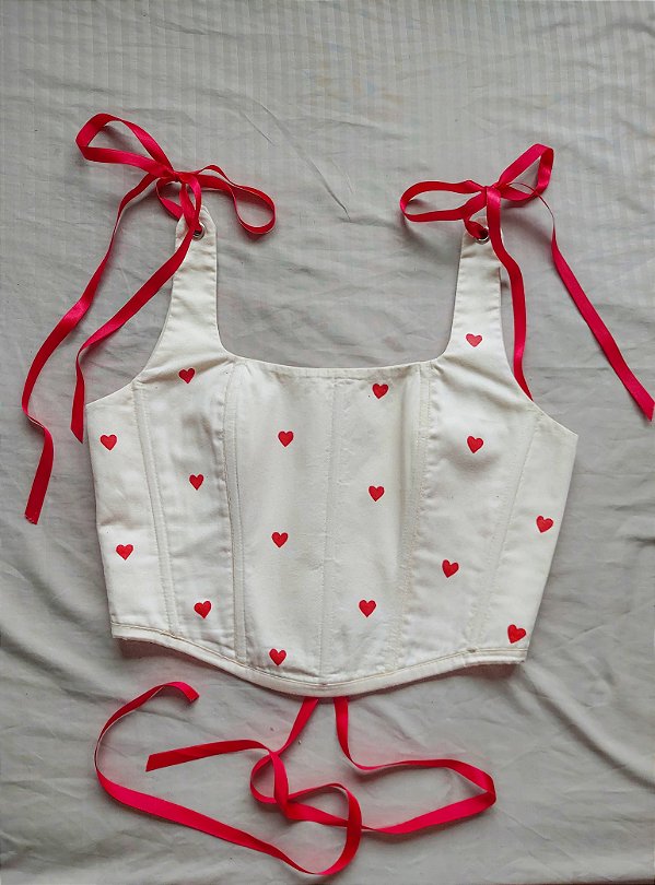 Corset Rihanna - coração