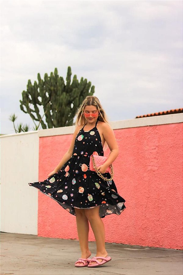 vestido Galáxia