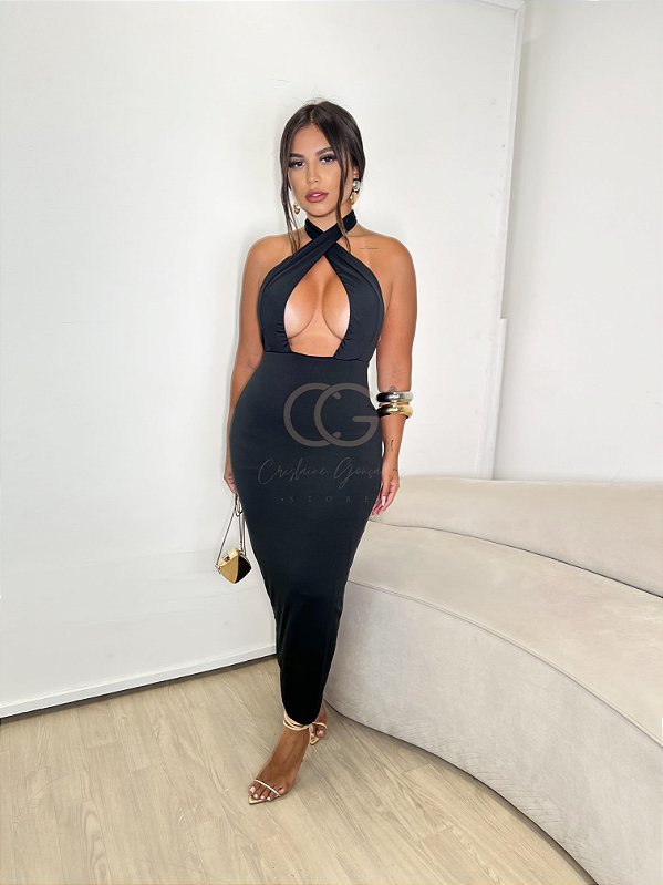 Vestido transpassado