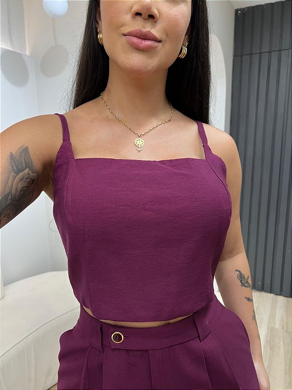 Cropped alça Pandora