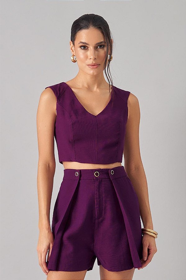 Cropped Pandora Decote V