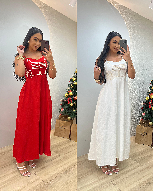 VESTIDO BORDADO JULY