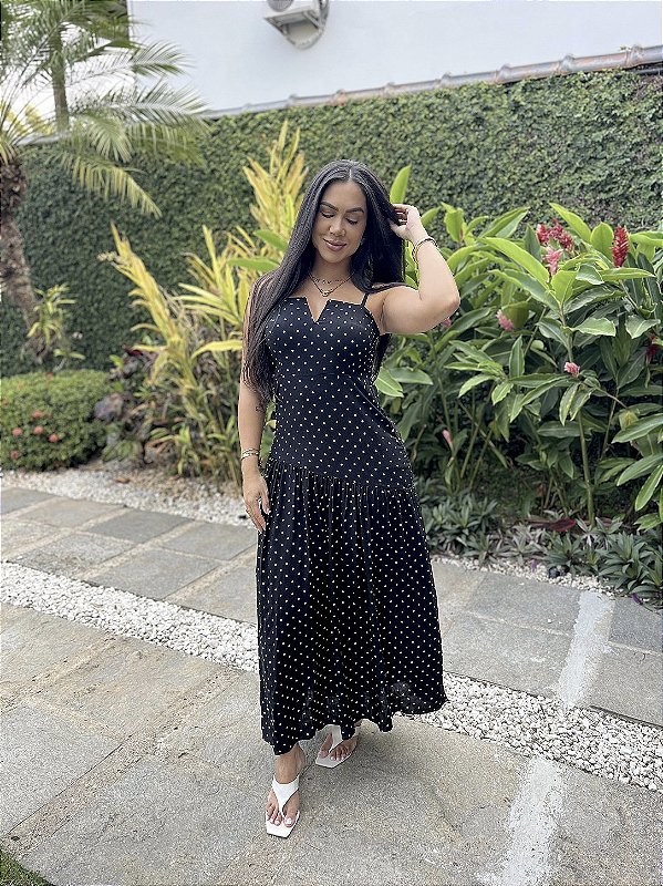 VESTIDO LONGO POÁ