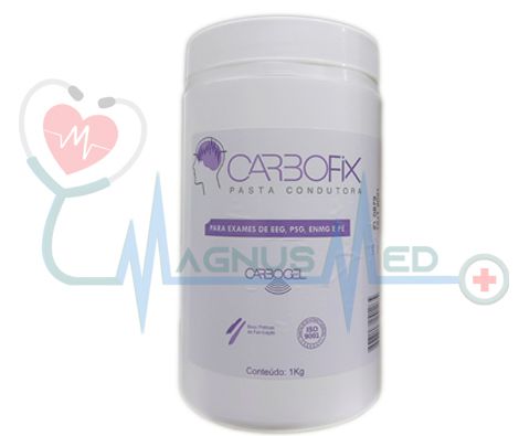 Pasta Condutora ( ecg ) Encefalograma Carbofix 1Kg - CARBOGEL