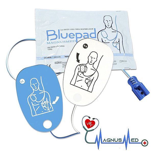 Eletrodo - Pás Adesivas Para Desfibrilador PHILIPS HEARTST Ad/Inf