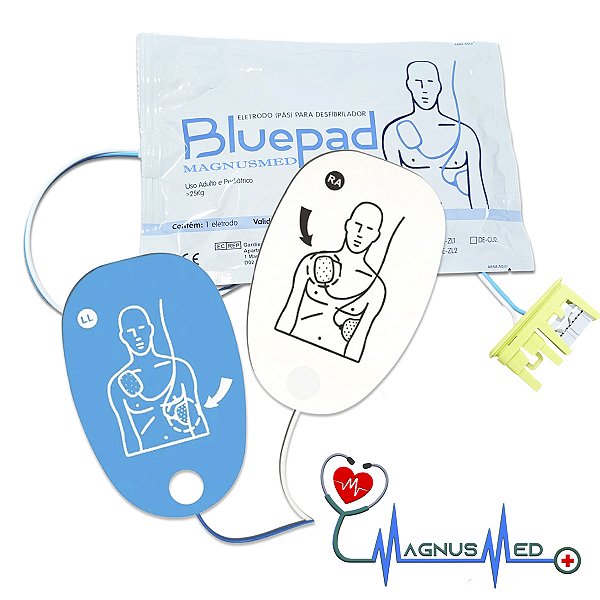 Eletrodo - Pás Adesivas Para Desfibrilador Zoll Ad/Inf ( SERIES E, M, R, M2, AED PLUS, AED PRO, AED3 )