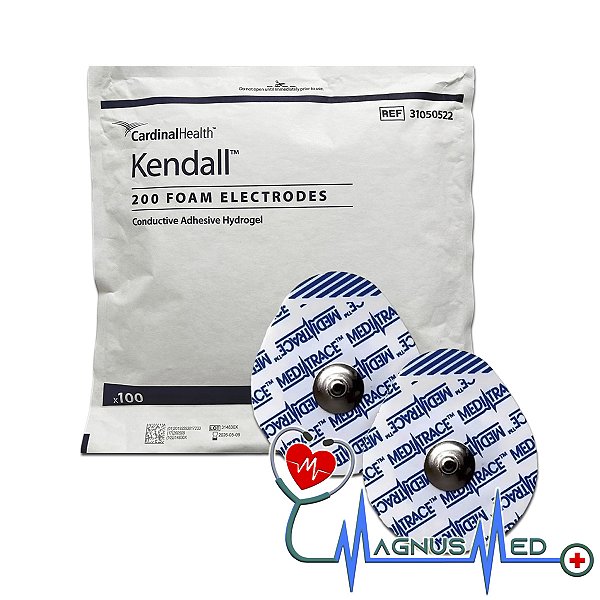 Eletrodo Meditrace Adulto 200 foam C/1000 unidades - Kendall
