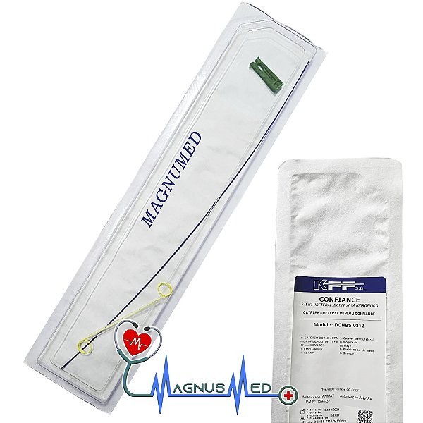 Cateter Stent Ureteral ( Duplo J ) 4Fr x 12cm Confiance - KFF