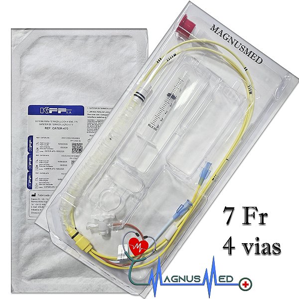 Sistema Cateter De Termodiluicão 7fr 4 Vias - Kff