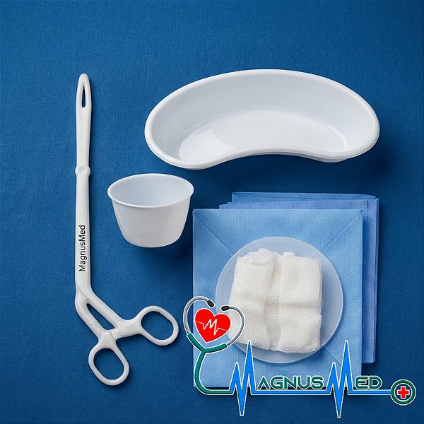 Kit Sondagem Vesical Estéril ( Cuba, Campo, Pinça, Compressa )