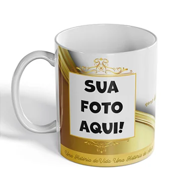 Caneca Bodas de Ouro