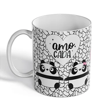 Caneca Amo Cada Pedacinho Seu