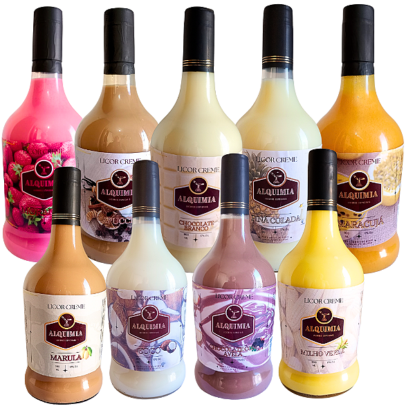 Licor Cremoso Alquimia 900 ml  Escolha o Sabor