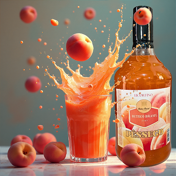 Licor Fino de Pessego Buteco Brasil 880 ml