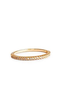 Anel Aparador Delicado Cravejado Com Zircônias -Banhado Em Ouro18k