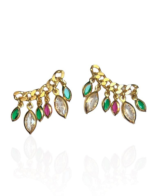 Brinco Ear Cuff Antonieta - Banhado Em Ouro18k