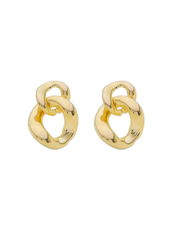 Brinco Elos - Banhado Em Ouro18k