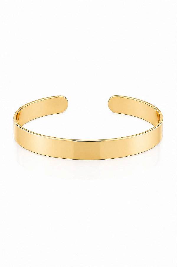 Bracelete Liso Naka - Banhado no Ouro18k