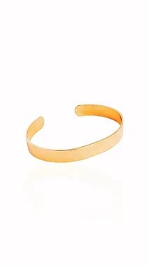 Bracelete Liso Naka - Banhado no Ouro18k