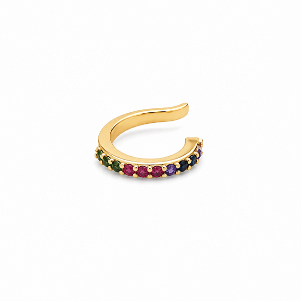 Piercing Fake Colors - Banhado Em Ouro18k
