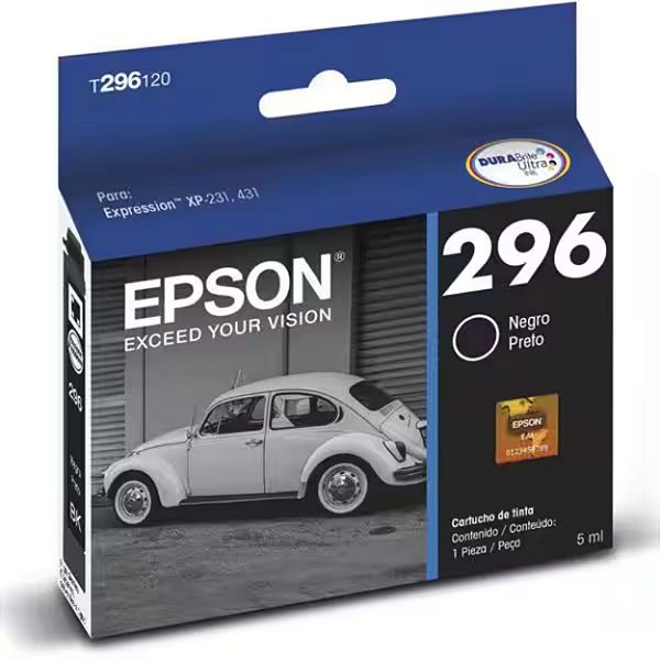 Cartucho de Tinta 296 Preto - Expression XP - 231, 241, 431, 441