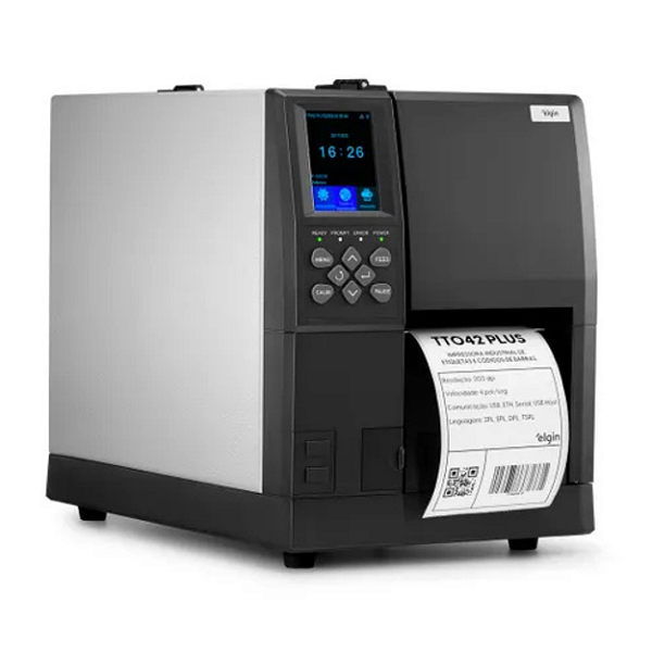 Impressora de Etiquetas Industrial Elgin TT042 Plus