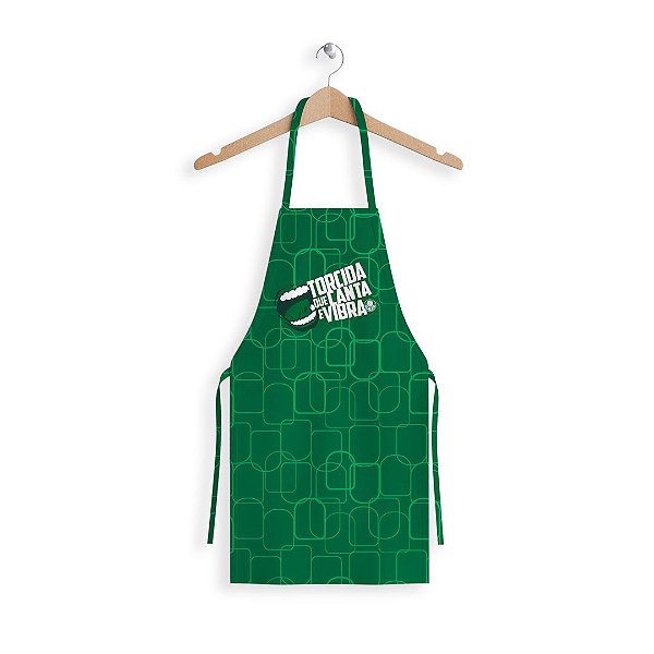 Avental Do Palmeiras Cozinha E Churrasqueiro - Produto Oficial Licenciado 80 X 60 Cm Presente Para Palmeirense