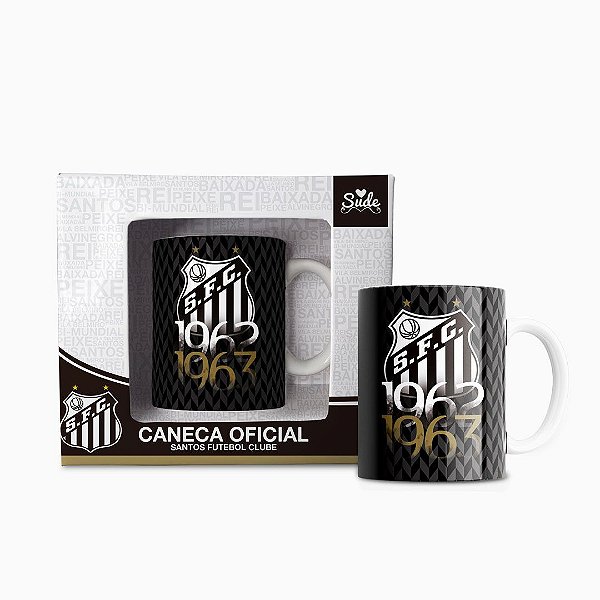 Caneca Do Santos 330 mL Presente Para Santista Produto Oficial Licenciado