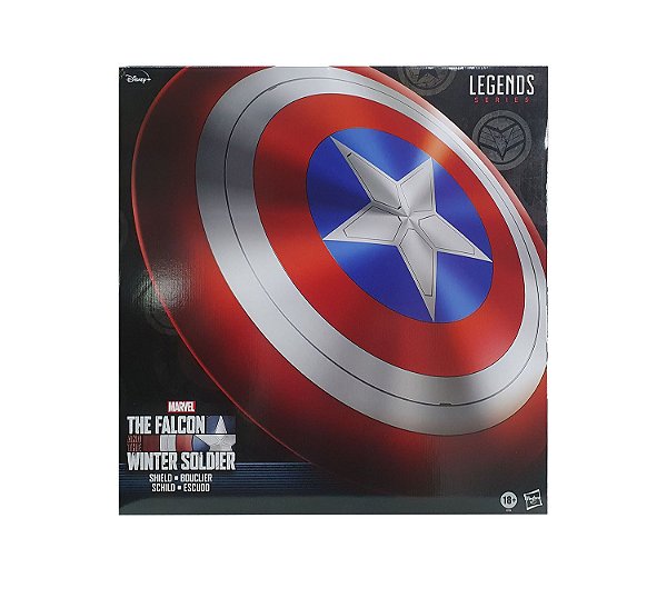 Escudo Capitão América Réplica Hasbro F0764 Marvel Legends