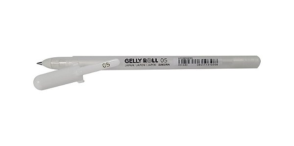 Caneta Gel Gelly Roll XPGB Fino 0.5 mm Branco Sakura Japan