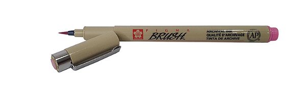 Caneta Pincel Profissional Pigma Brush Sakura XSDK-Br Rosa