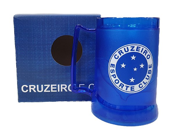 Caneca do Cruzeiro Gel Congelante Presente para Cruzeirense