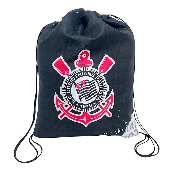 Mochila Sacola - Meu Coração é Preto e Branco