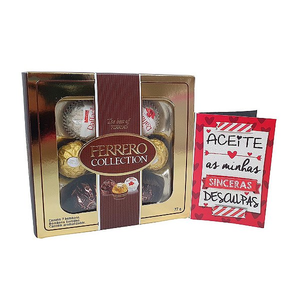 Kit Pedido de desculpas - Ferrero Rocher Collection - Amor