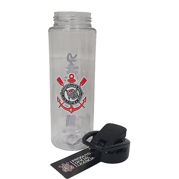 Garrafa Squeeze 750ml Corinthians Timão Academia Esporte