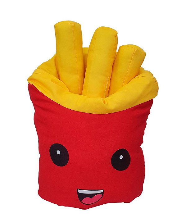 Almofada Batata Frita 30x45 cm - Decoração Presente Criativo