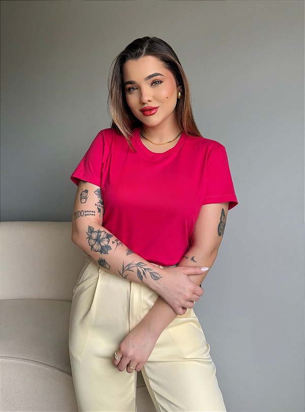 T-SHIRT LISA - ROSA PINK