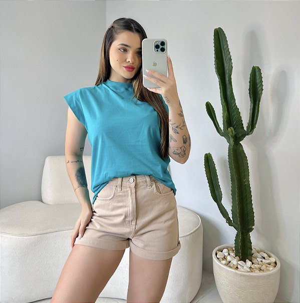 T-SHIRT MUSCLE TEE - VERDE JADE