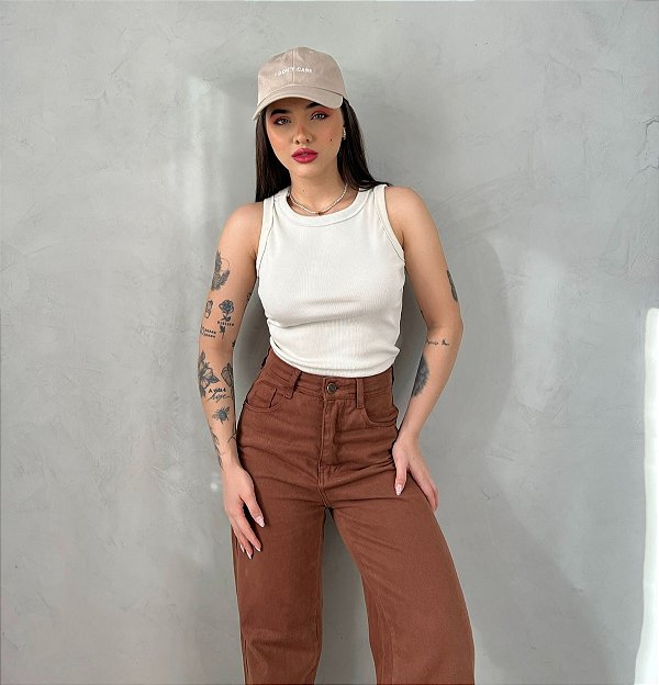CROPPED RIBANA - BEGE NATURAL