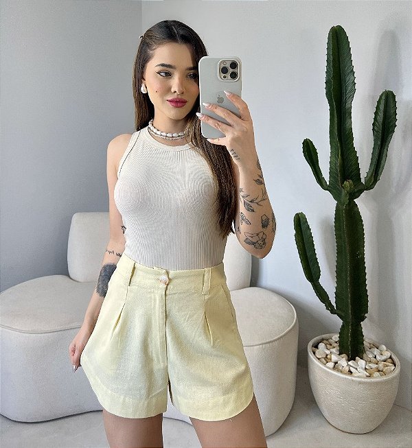 REGATA CANELADA - BEGE NATURAL