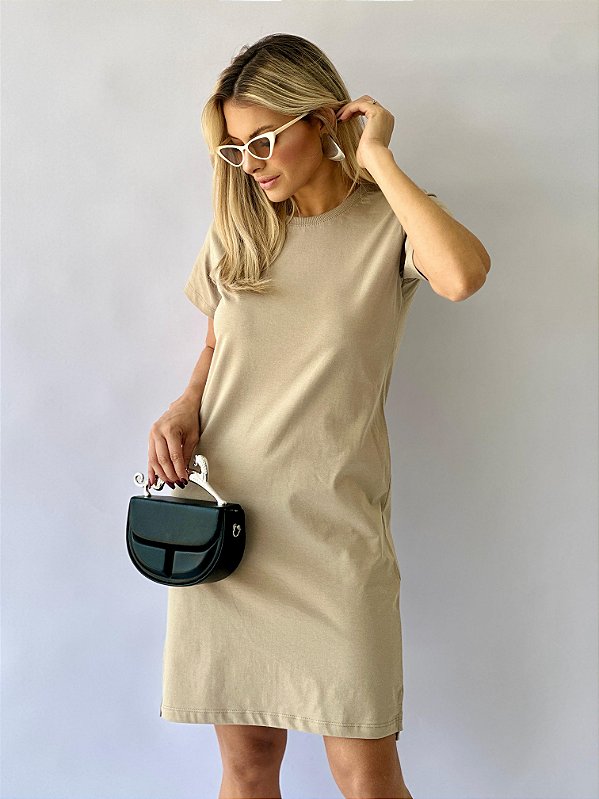 VESTIDO DRESS LISO - LUAR