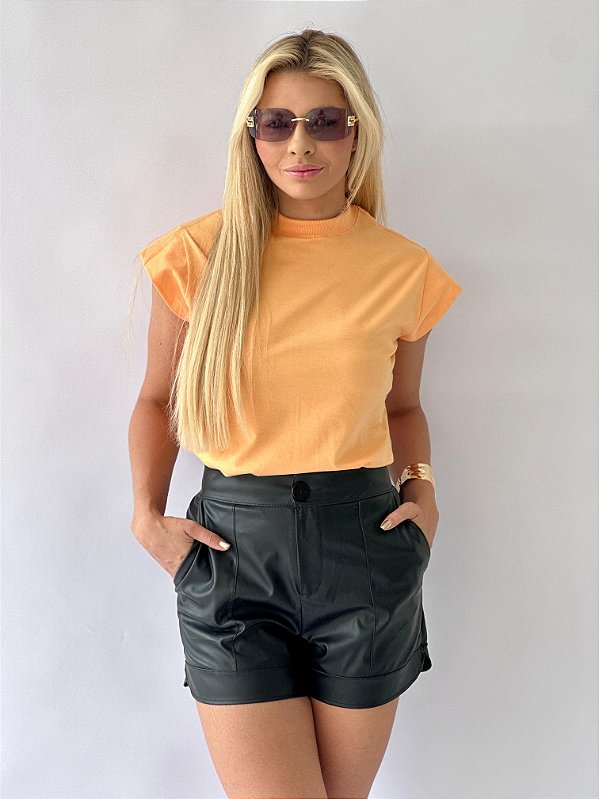 T-SHIRT MUSCLE TEE - LARANJA CANDY