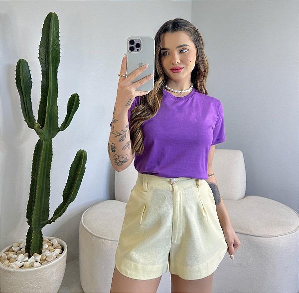 T-SHIRT LISA - ROXO SENSITIVE