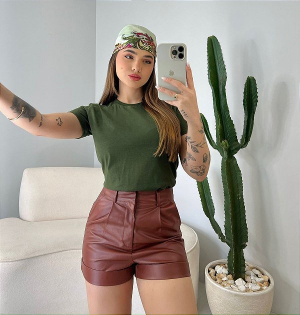 T-SHIRT LISA - VERDE MILITAR