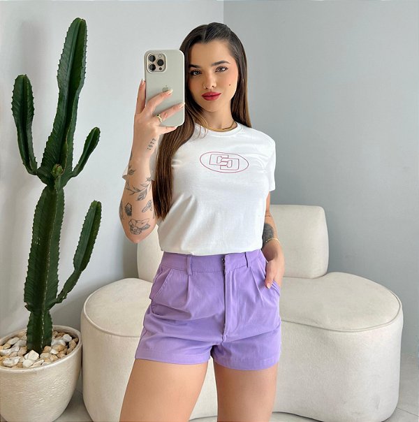 T-SHIRT COLCCI LOGO ALTO RELEVO - OFF WHITE