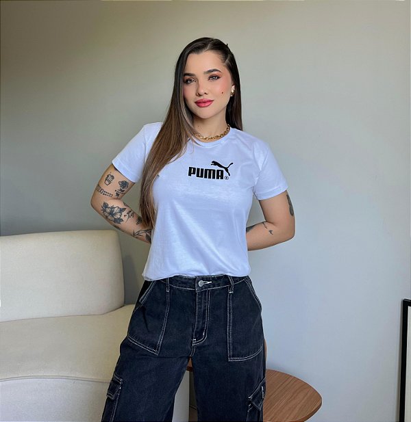 T-SHIRT PUMA - BRANCO