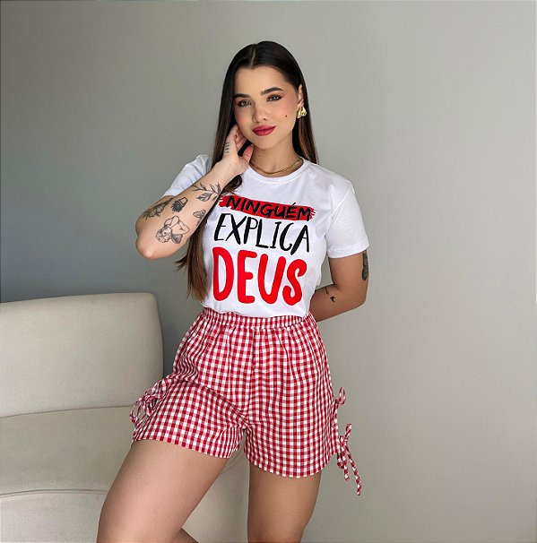 T-SHIRT NINGUEM EXPLICA DEUS 2 - BRANCO