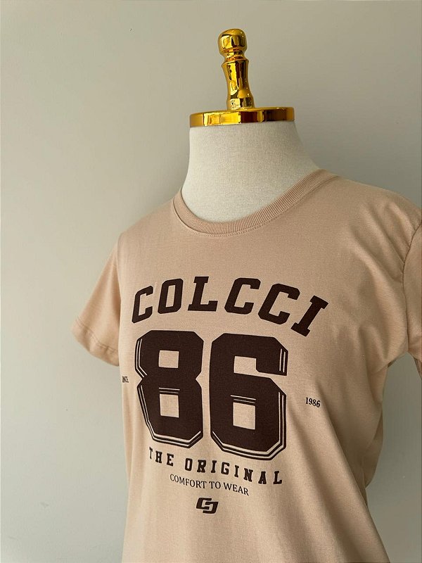 T-SHIRT COLCCI 86 - BEGE DUNAS